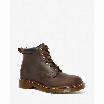 Dr Martens 939 Ben Boot Crazy Horse Kožené - Hnede Turistické Topánky Panske, DR0078